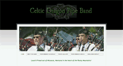 Desktop Screenshot of celticdragonpipeband.com